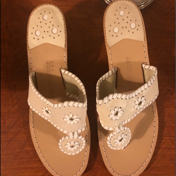 Jack Rogers Shoes - Genuine Leather Sandals Size 9.5 Women’s